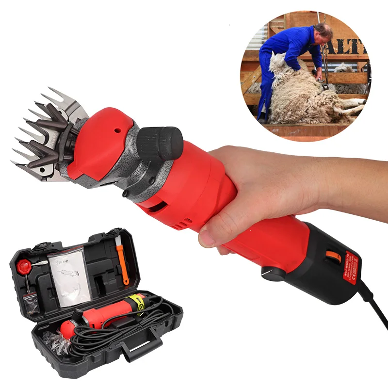 

9-зубчатые электрические бритвы, бритвы для овечьей шерсти, триммер для животных с регулируемой скоростью