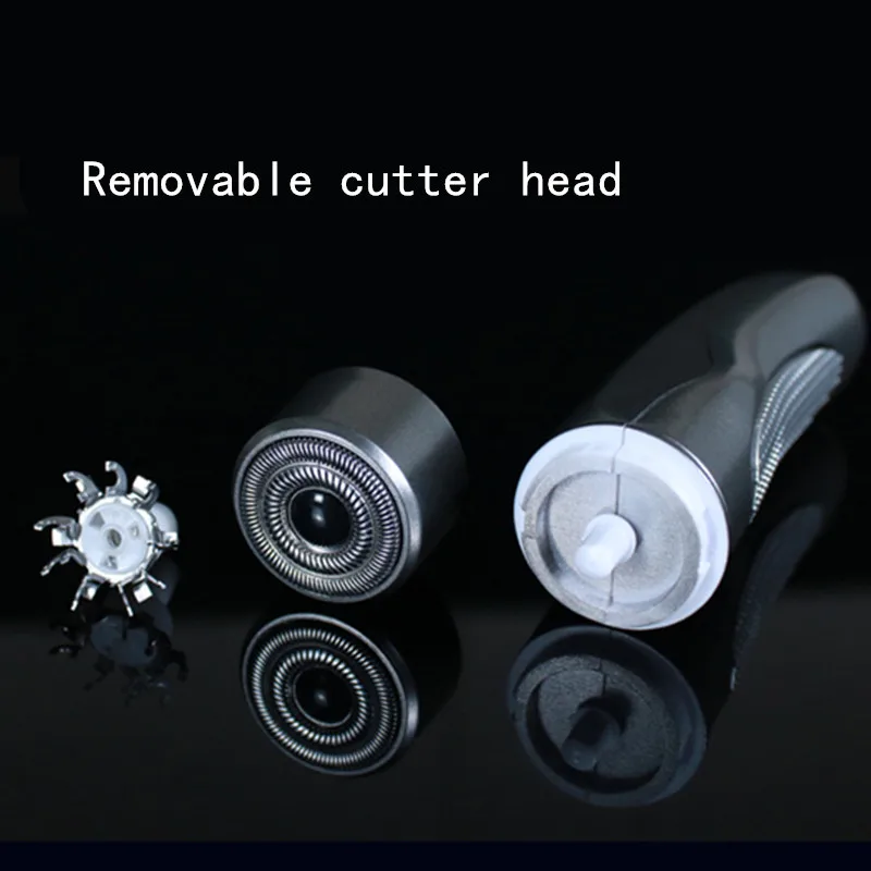 

Portable Men's Electric Shaver Powerful Motor Replaceable Acute Angle Cutting Head Fast Shaving Hair Removal USB Rechargeable