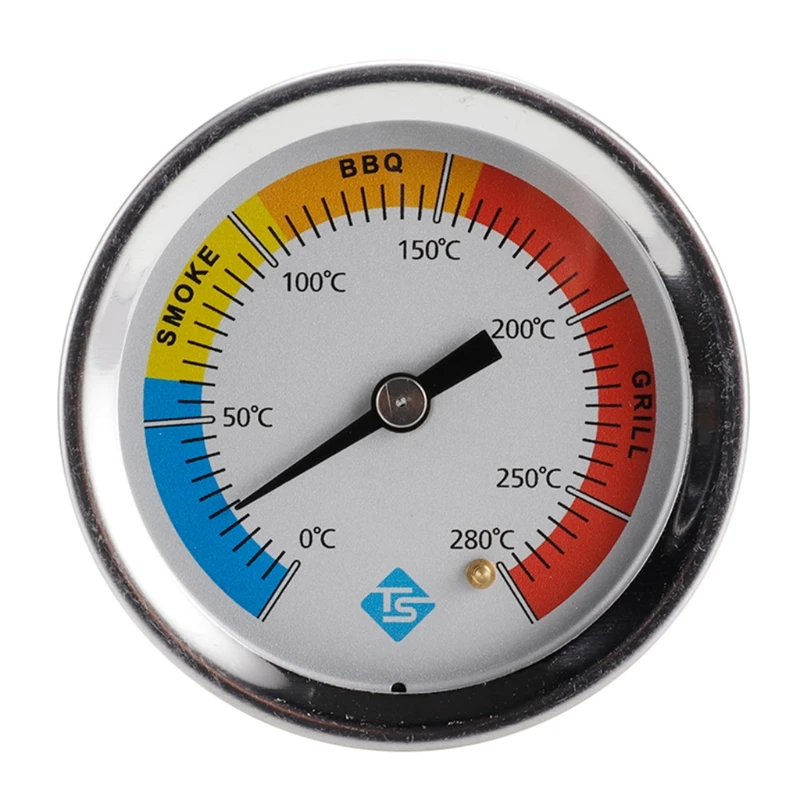 

0-280 Kitchen Thermometer Stainless Steel Barbecue BBQ Smoker Grill Oven Temperature Gauge