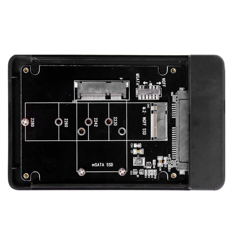 MSATA и Combo M.2 NGFF B Key SSD для USB Type C чехол конвертер корпус с переключателем|Корпус
