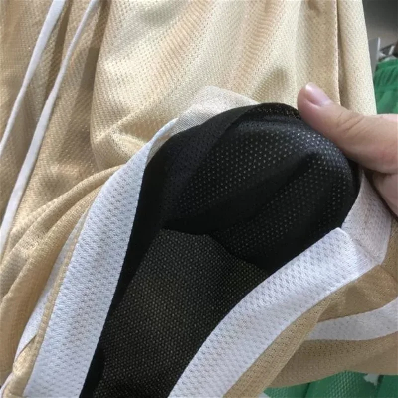 

Summer Men's And Women's Star Embroidery Stripe High Quality 1:1 Loose Breathable Drawstring Casual Capris M-XL