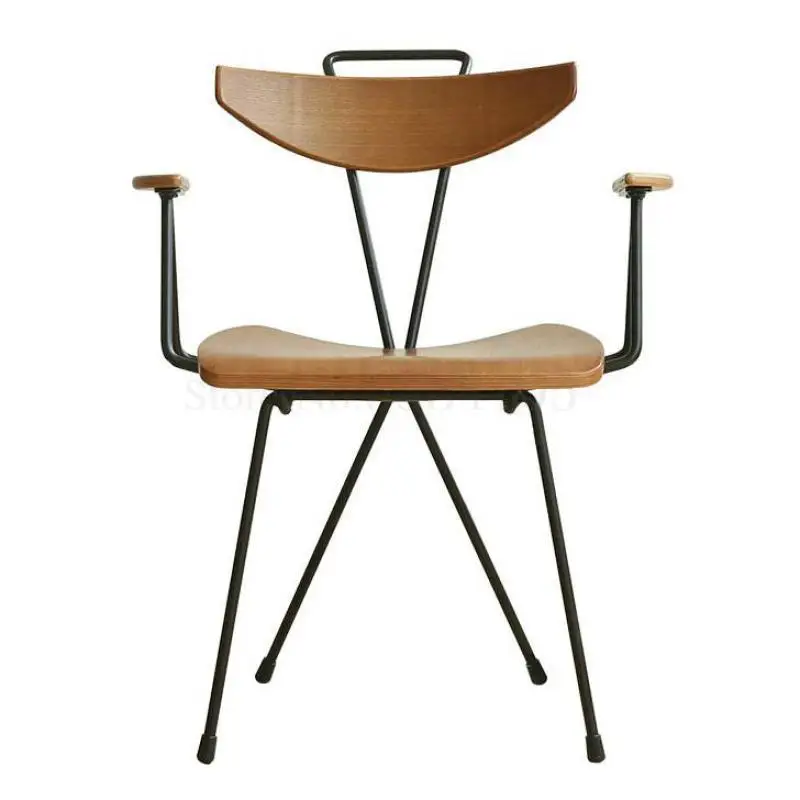 Стул Ins современный простой железный арт Северная Европа креативный ресторан для