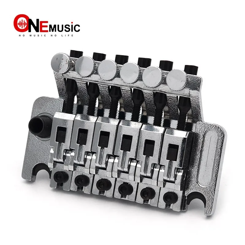 Sistemas de Ponte Tremolo de Guitarra Elétrica com Logotipo Borda de Travamento Duplo com Barra Dourada e Preta Whammy Cromada