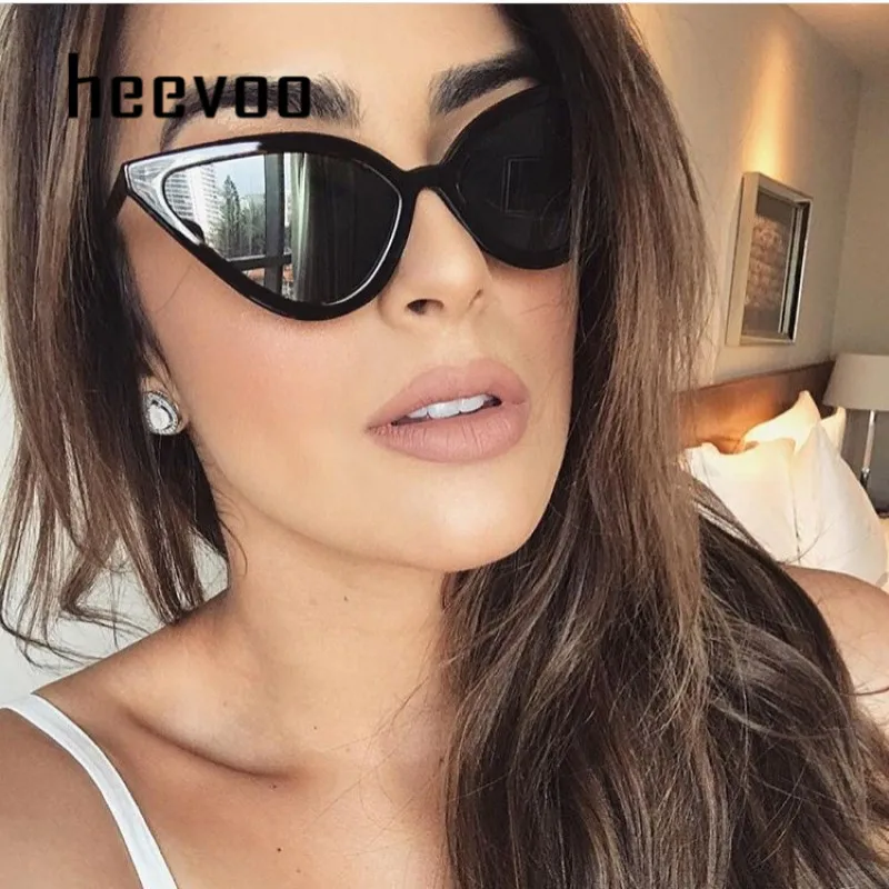 

Cat Eye Sunglasses Women Luxury Eyewear Black Retro Female Sunglass Vintage Ladies Sexy Cateye Sun Glasses for Woman Shades