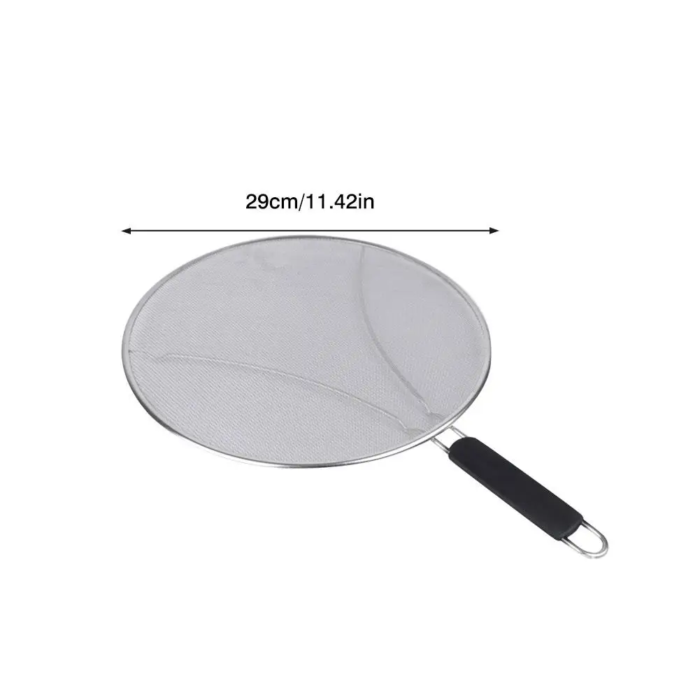 Защита от брызг ультратонкая сетка сито для сковороды защита смазки с ручкой из