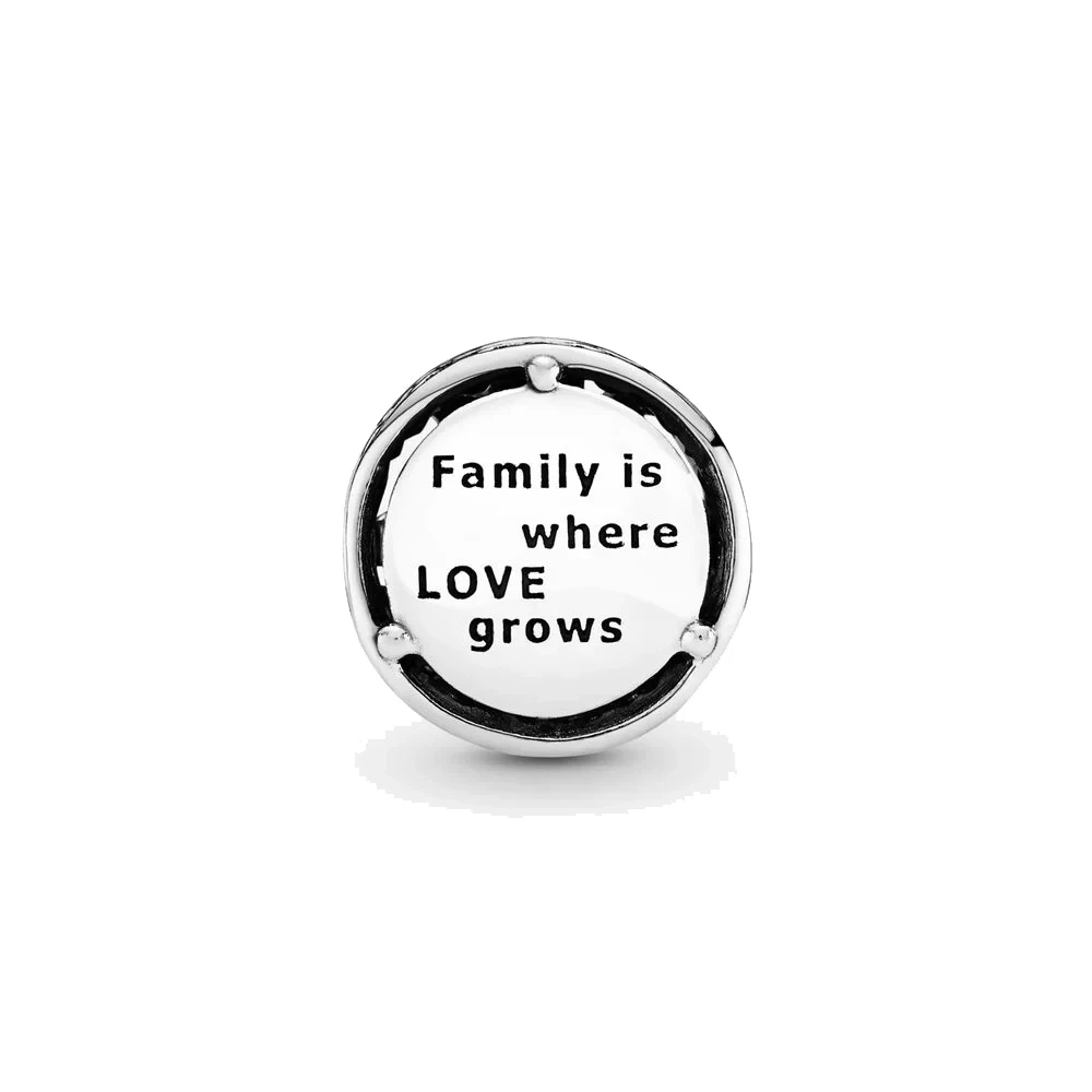 

100% 925 Sterling Silver Tree of Life Bead Family is Where Love Grows Charm fit Original Pandora Charms 925 Bracelet DIY Jewelry