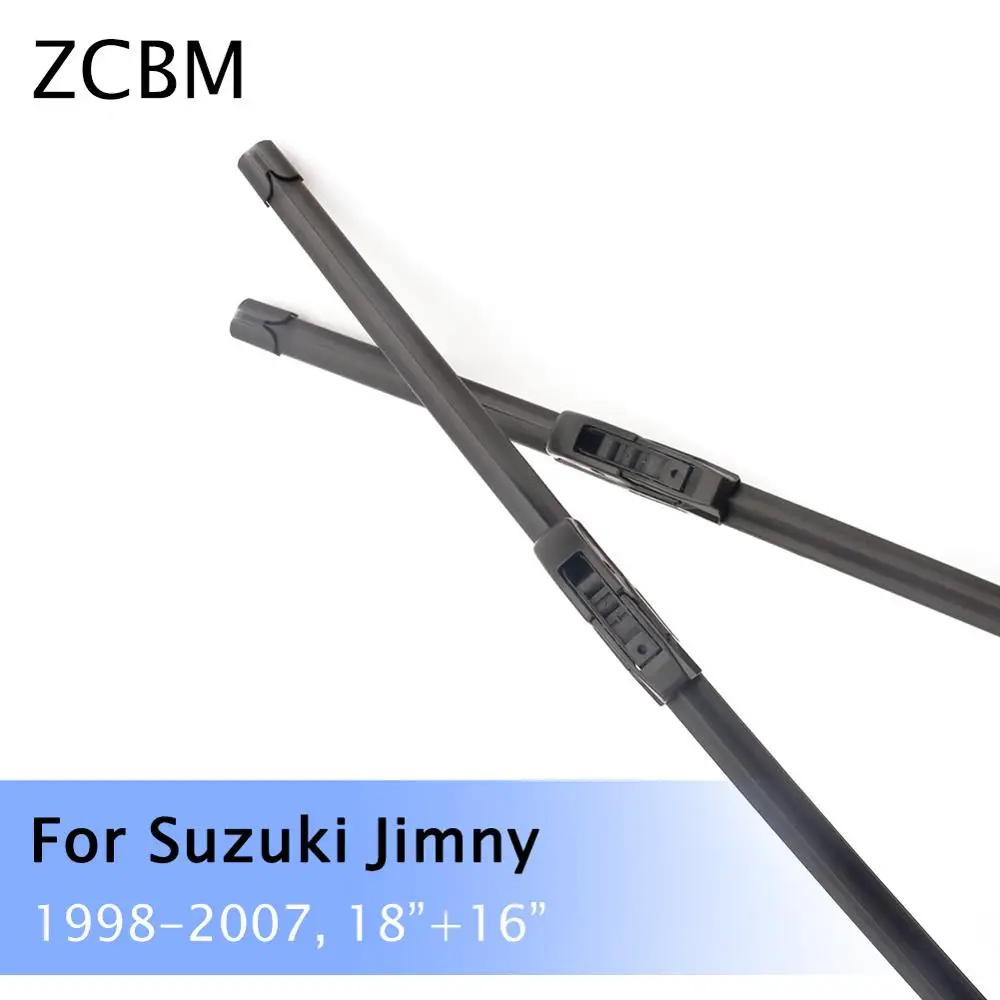 ZCBM щетки стеклоочистителей для автомобиля для Suzuki Jimny 1998 1999 2000 2001 2002 2003 2004 2005 2006 2007 стеклоочистители 18+ 16 дюймов