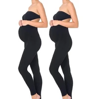 maternity pants summer clothes for women high waist pregnancy sport leggings black pregnant yoga trousers plus premama clothing