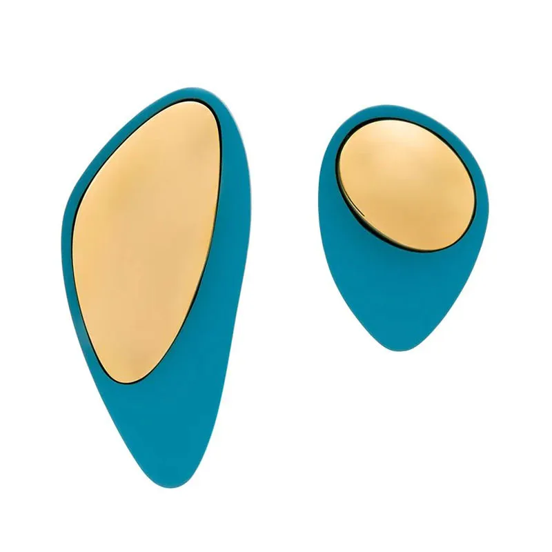 

Europe and the United States exaggerate fashion brand lady earrings, personality design, simple,fashion, asymmetric ear fashion