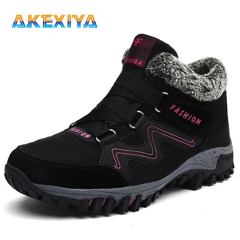 

2020 Women's Boots Plush Warm Winter Boots Women Comfortable Suede Women Sneakers Outdoor Ankle Boots for Women Zapatos De Mujer