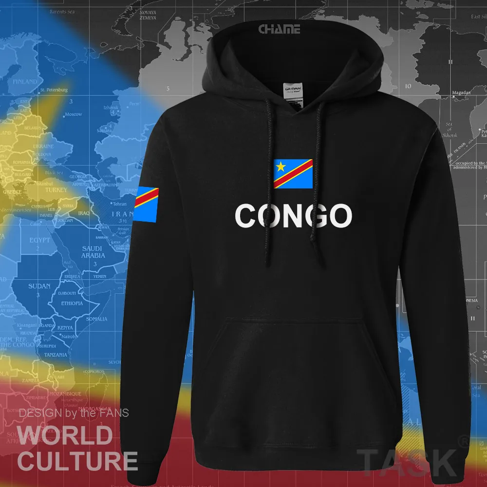 Dr Congo/толстовки с капюшоном для мужчин/женщин/детей Толстовка принтом Rdc Сезон