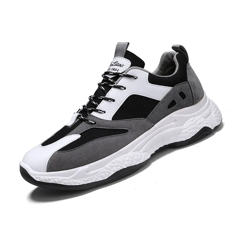 Новые мужские замшевые кроссовки с сеткой для бега лоферы светильник удобная