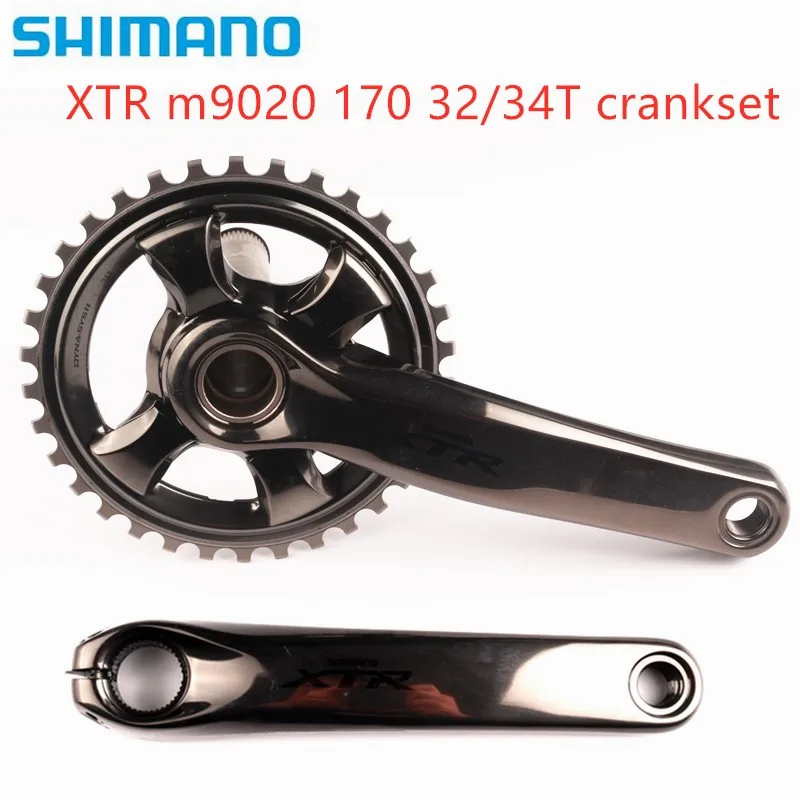 Shimano XTR FC M9020 170 мм 32t 34t MTB 11 скоростной кривошипный механизм без BB|Шатун и передняя