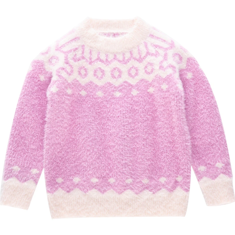 

2019 Autumn New Girls Sweaters Ripple Pullover Girl Winter Tops Clothes Girls Children Korean Knitted Pull Sweater Kids Clothes