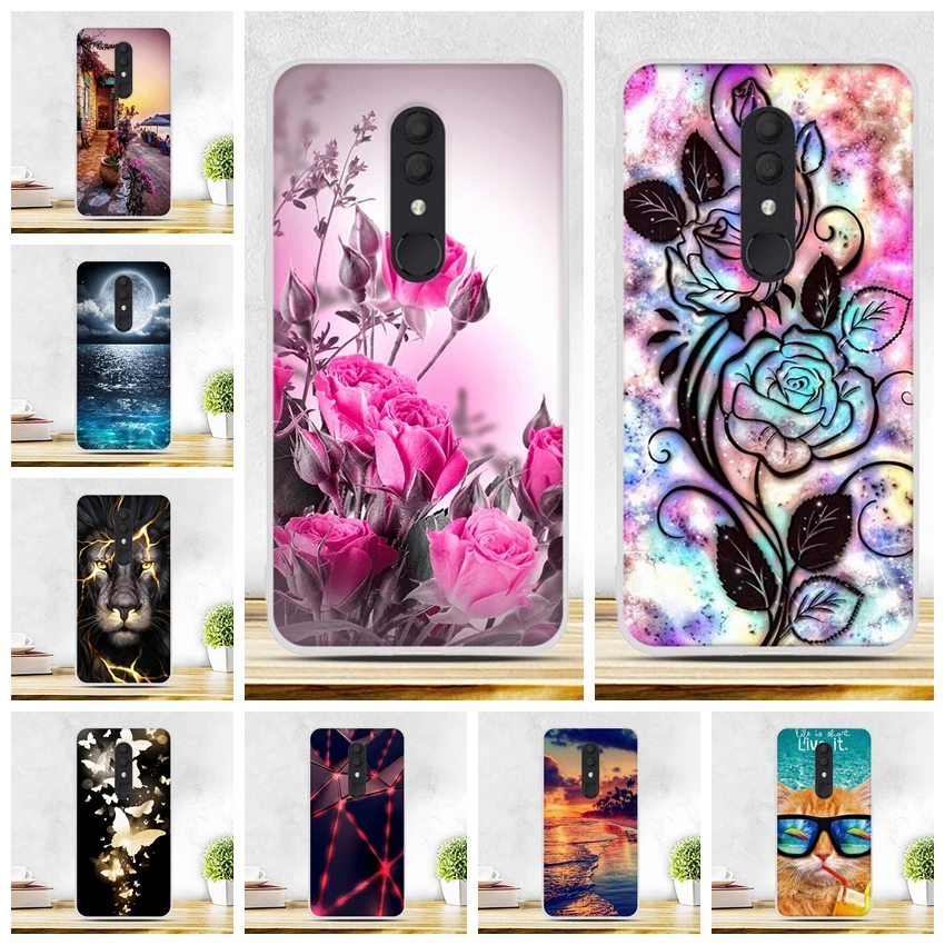 Чехол чехол для Alcatel 3 5053Y 5053D 5053K чехол крышка силиконовый чехол на заднюю панель из ТПУ чехол для корпуса для Alcatel3 3L телефон чехол s