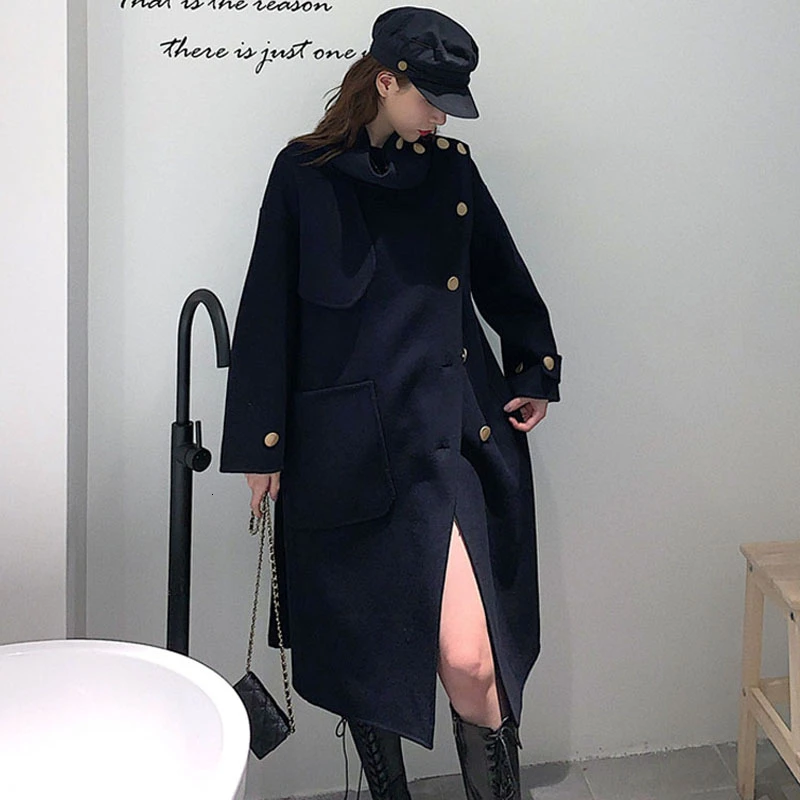 Весеннее Женское зимнее шерстяное пальто 2020 винтажная элегантная одежда OL