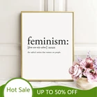 Плакаты феминистские женские, декор для комнаты в минималистическом стиле, художественное оформление на холсте, с изображением феминизма, март 2019