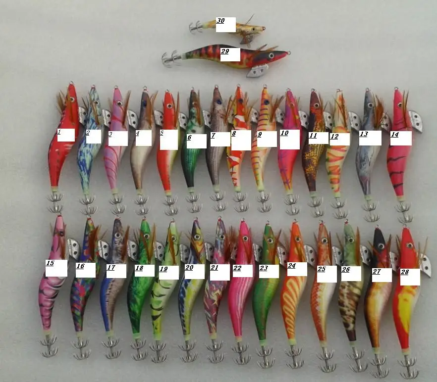 Фото 20 штук крючки для кальмара Размер 3 5 #13 см г кальмары крючок - купить