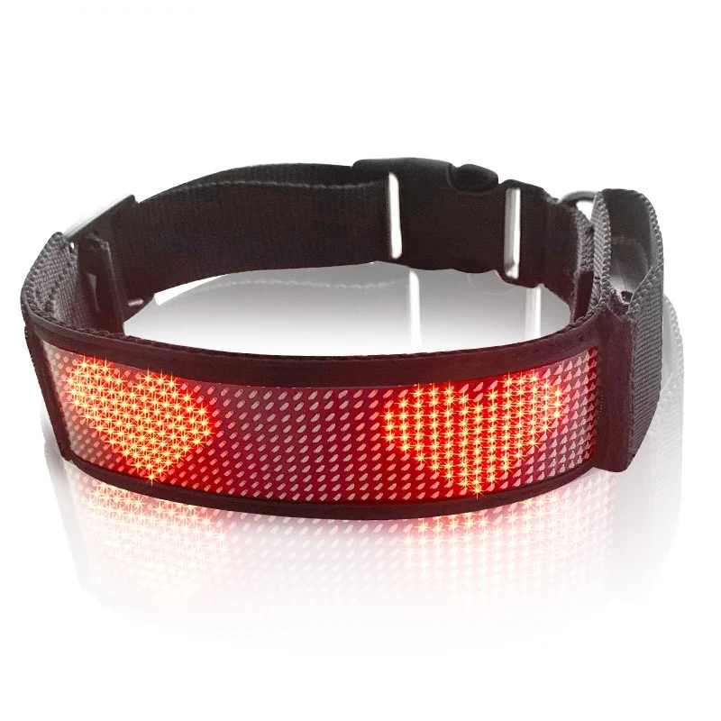 Collar antip&eacute;rdida con pantalla LED para perros y gatos, accesorio con Bluetooth, env&iacute;o gratuito-2
