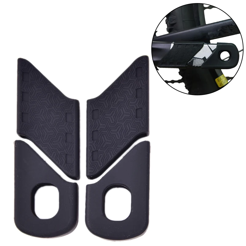 4 шт. защитная Нескользящая звезда для велосипеда|Шатун и передняя звездочка