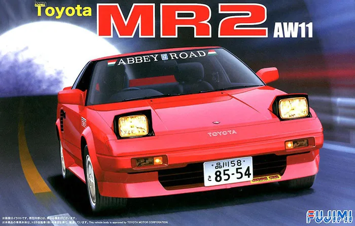 

Модель автомобиля Fujimi пластиковая в сборе, масштаб 1/24, для Toyota MR2 AW11, гоночная коллекция для взрослых, комплект сборки «сделай сам» 04628