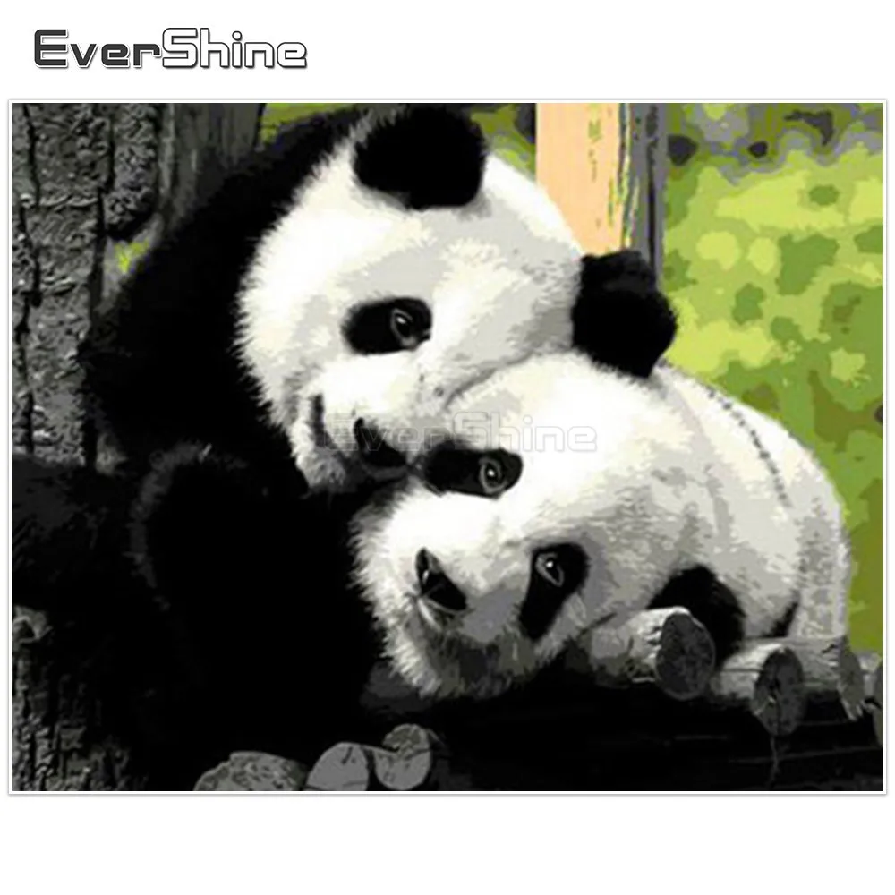 EverShine алмазная живопись вышивка крестом панда картина из страз мозаика животные