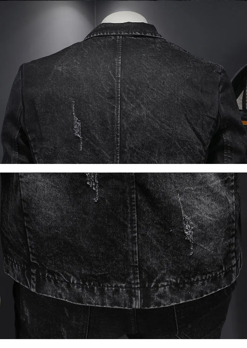 Хлопковая куртка для мужчин хлопковая с перфорацией неформальная | Мужская