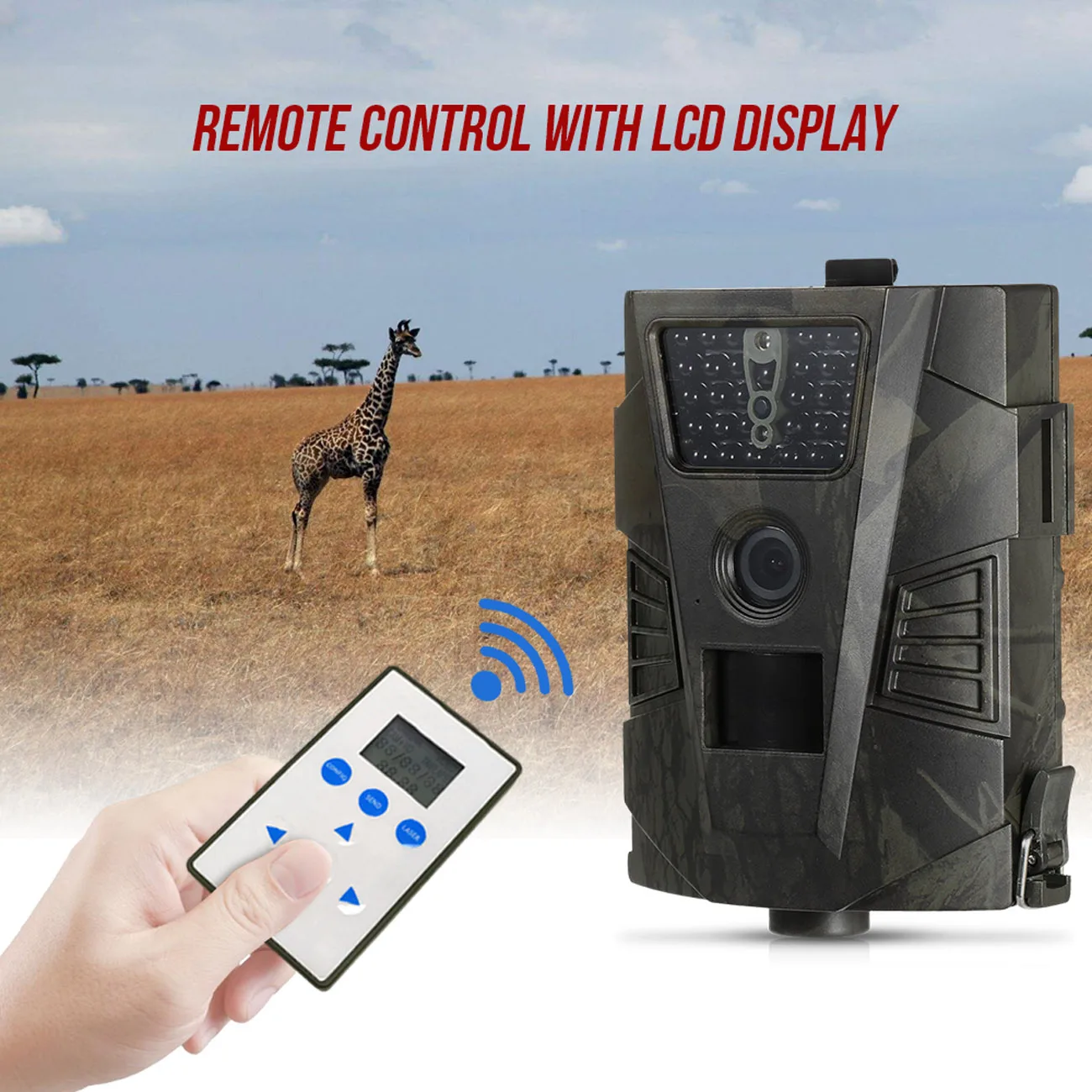 

HT001 Trail Camera 12MP 1080P LED Night Vision Wild Hunting Camera Wildlife Animal Photo Traps Camera Home Surveillance Camera