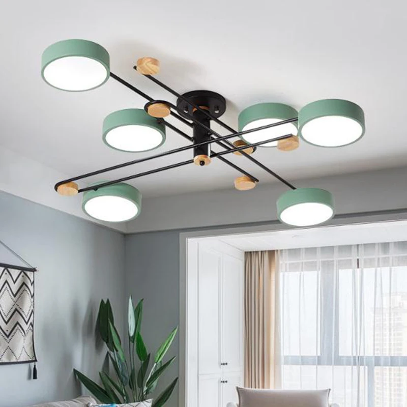 

Creative Led Ceiling Lights For Bedroom Living Dining Room Lighting Fixtures Luminaire Nordic Restaurant Kitchen Ceiling lamp