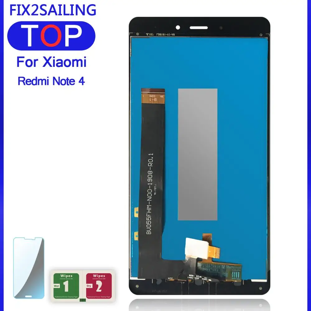 Для Xiaomi Redmi Note 4 Новый 5 ''сенсорный экран дигитайзер стекло + ЖК дисплей в сборе