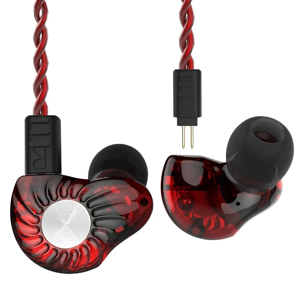 Гибридные наушники Revonext RX8 1DD + 1BA HIFI DJ монитор спортивные для бега