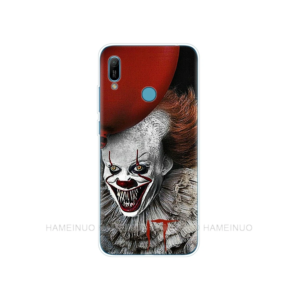 Силиконовый чехол для телефона huawei Y5 Y6 Y7 Y9 PRO PRIME honor 8s 8a 20 LITE PRO 10i view 20 V20 coque The Clown Horror IT - Цвет: 80712