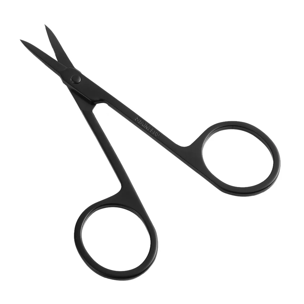 Ножницы для бровей из нержавеющей стали триммер ресниц носа инструменты