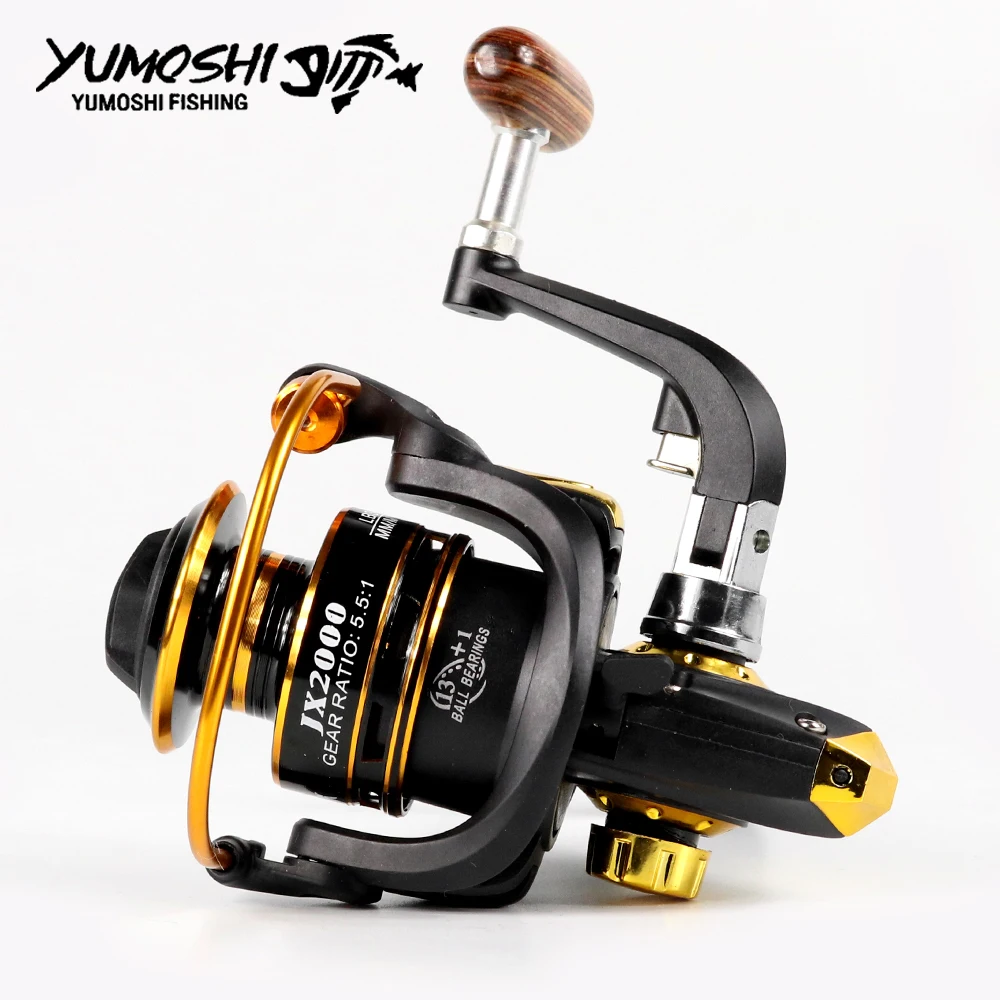 Новая Металлическая Рыболовная катушка для спиннинга 13 + 1BB 5 5: 1 рыболовные снасти