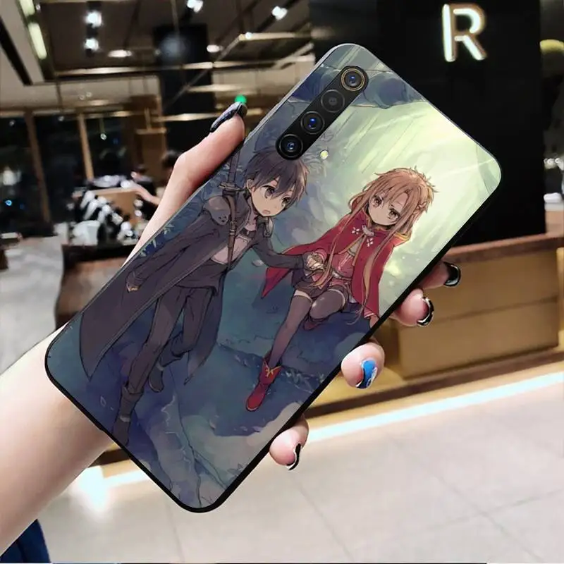 HUAGETOP горячий меч искусство онлайн SAO Аниме Манга чехол для телефона OPPO Realme 6 Pro 3 5 C2