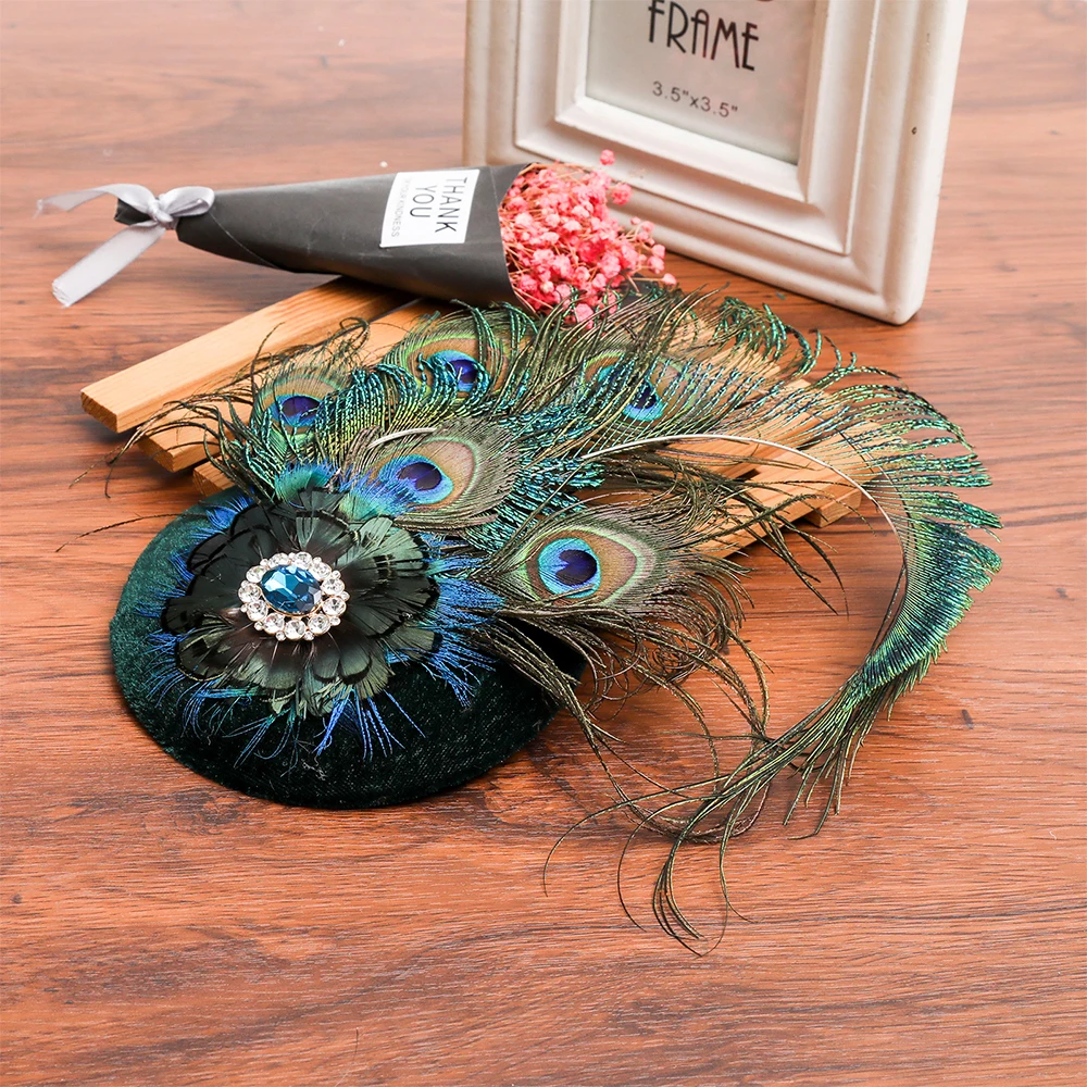 Новый Берет MOLANS с инкрустированным павлином 2020 Свадебная шапка черная Модная