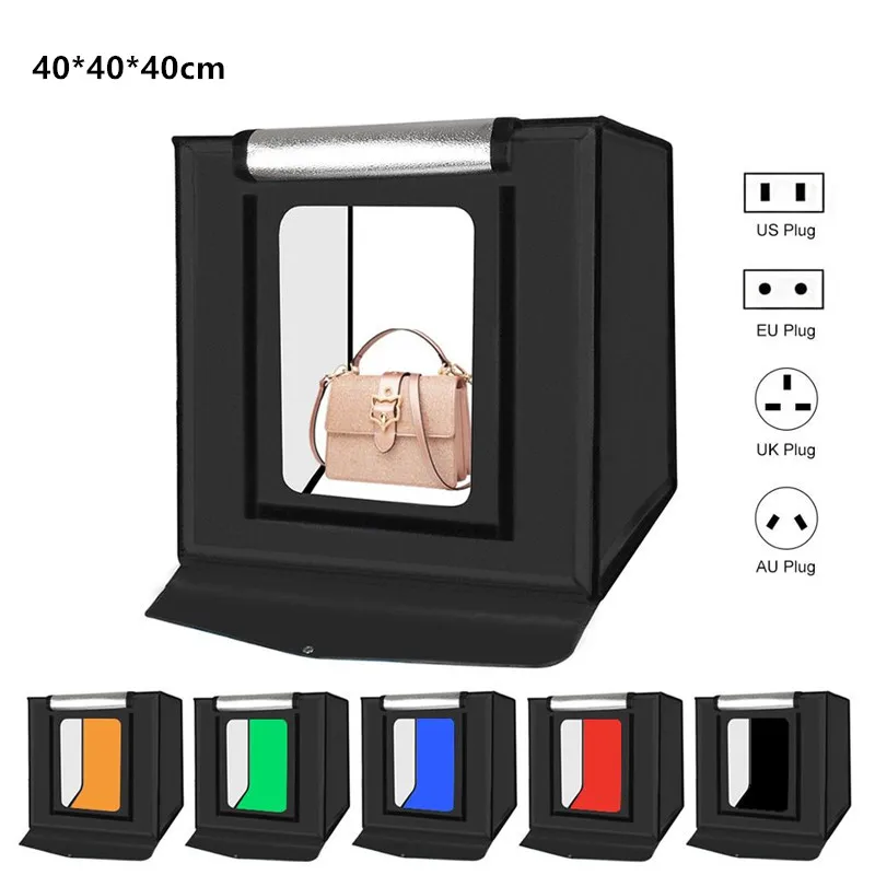 Портативный складной софтбокс для фотосъемки PULUZ 40 см|Аксессуары фотостудии| |