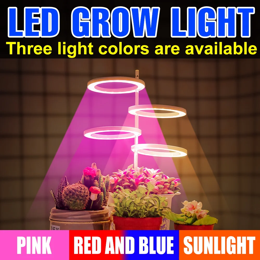 

Grow Light USB Dimmable LED Full Spectrum Plant Lamp Bulb Plant Indoor Hydroponics Phyto Light 5V LED Lamp For Growing Fitolampy