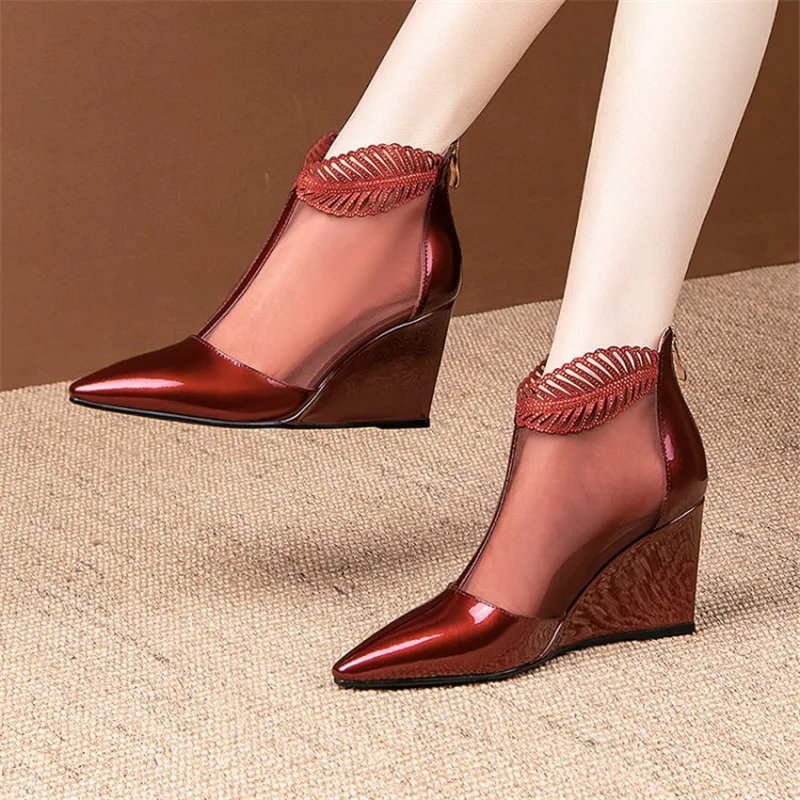 Женские ботильоны с кристаллами PXELENA весенне летние полусапожки из натуральной