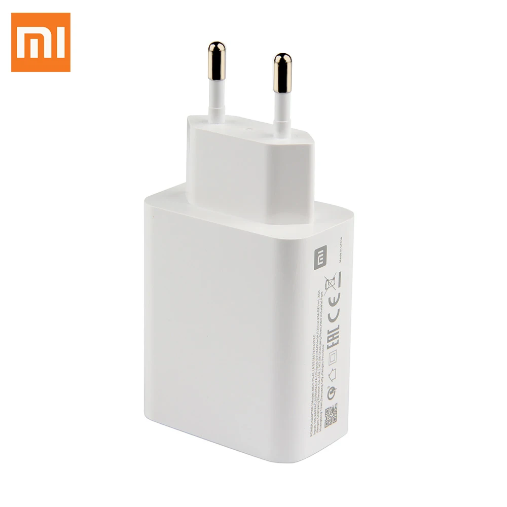 Зарядное устройство Xiaomi 27 Вт быстрое зарядное QC 4 0 адаптер Type-C для Mi10 PRO Mi9 Redmi note8