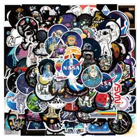 103050pcs astronaut outer space exploration graffiti sticker trolley case skateboard notebook water cup sticker wholesale