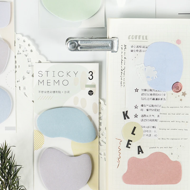 Креативные Необычные формы длинная версия разноцветный блокнот самоклеющиеся