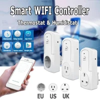 temperature humidity wifi thermostat module timer smart power outlet wall socket module timer smart power outlet wall socket
