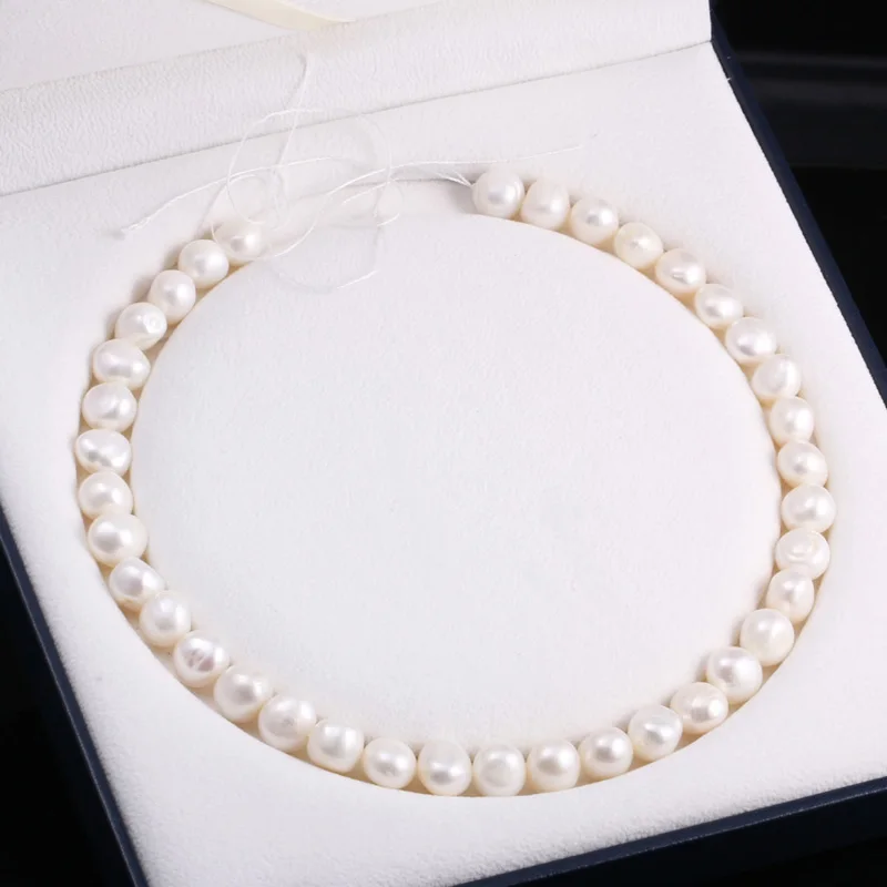 

Natural Freshwater Pearl Beads Potato Shape White Loose Beads for Necklace Bracelet Jewelry Making Women Gift Size 11-12mm