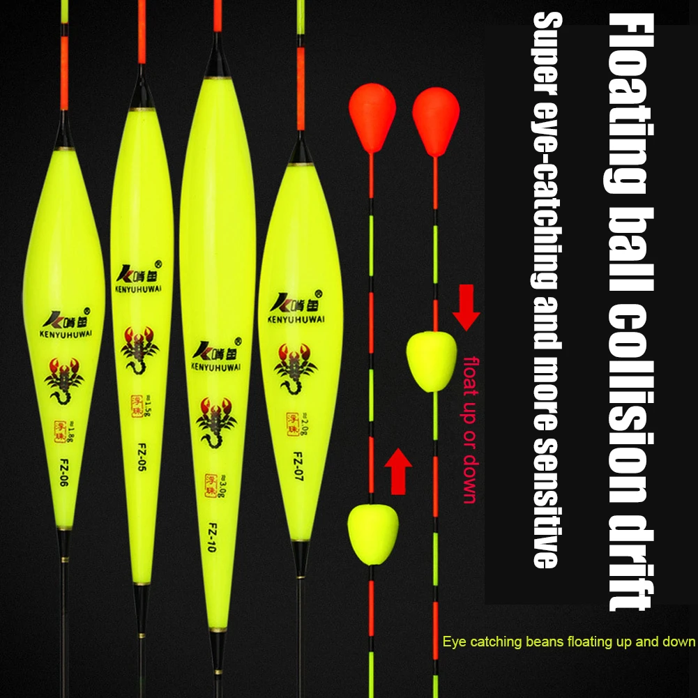 

1pcs Fishing Float Nano Bobbers Rolling Ball Fishing Floating Accessories Tackle Plastic Flotador Carp Tool Tackle Accessories