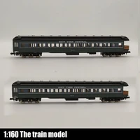 2pcs n scale 1160 standard passenger cars proportion the train model