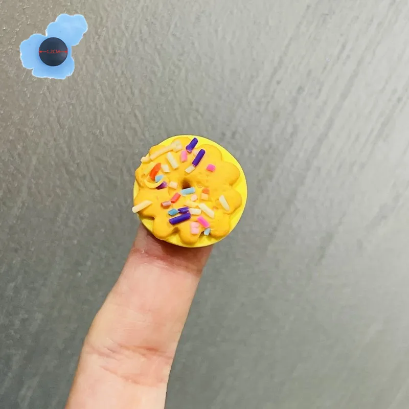 Лидер продаж 1 шт. украшения для обуви в виде пончика из смолы аксессуары подходят