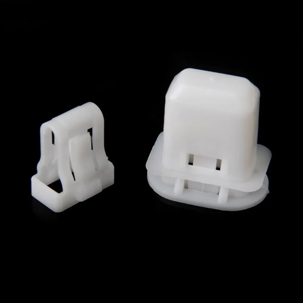 

2 PCS Car Fastener Clips Products Parts White For Toyota Car Rear Seat Locking Clip Fastener Clips Accessories High Quality
