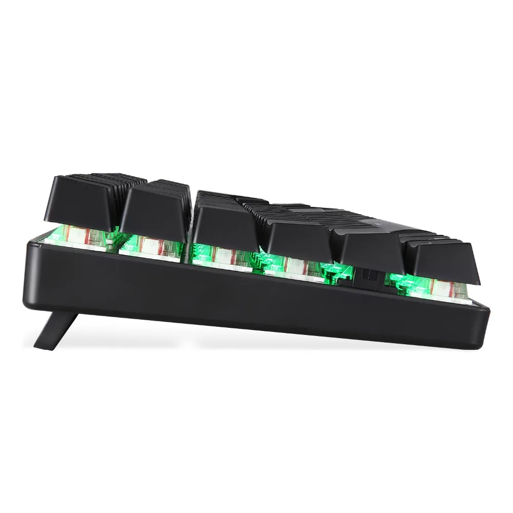 Motospeed CK104 игровая механическая клавиатура Русский Английский красный переключатель синие металлические Проводные светодиодный фоновая подсветка RGB Anti-Ghosting для геймера
