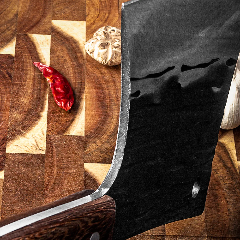 Кованый Топор Ручной работы из нержавеющей стали жесткий нож для нарезки бытовой